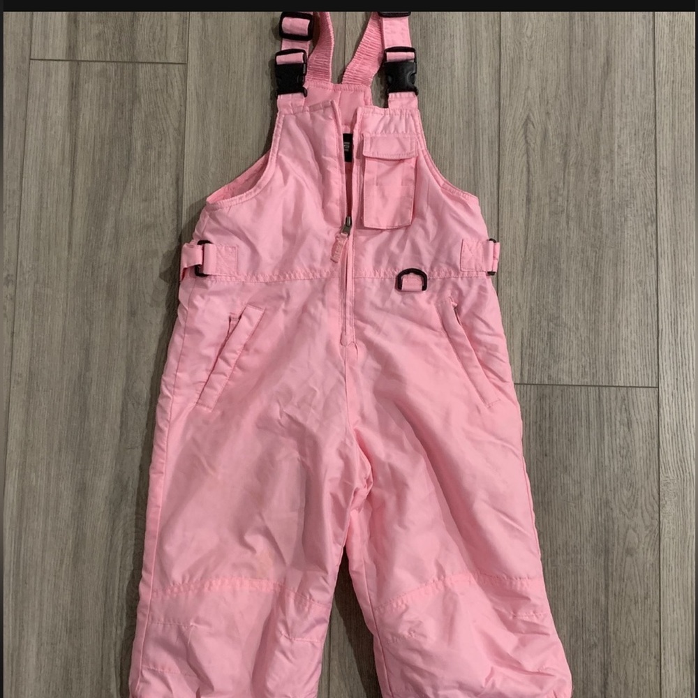 Arctic Quest Ski Onesie Pink Kids Size 4T